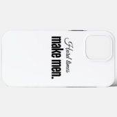 Moeilijke tijden maken mannen. Case-Mate iPhone case (Achterkant (horizontaal))