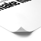 Moeilijke tijden maken mannen. poster (Hoek)