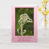 Moeilijke tijden Wenskaart Kaart (Gele Bloem)