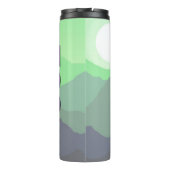 moeilijke tijden zijn niet te lang , moeilijke tea thermosbeker (Achterkant)