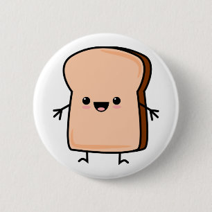 Moeilijke toastbrood ronde button 5,7 cm