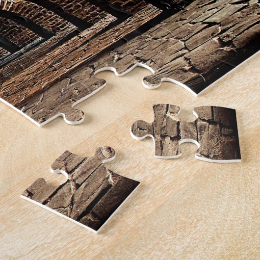 Moeilijke tunnels, Arches, Rode Brick Legpuzzel (Zijkant)