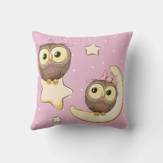 Moeilijke Uil Kussen (Achterkant)