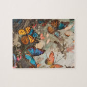 Moeilijke Vlinder Kleurrijke Relax Ogen Puzzel (Horizontaal)