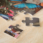 Moeilijke Vlinder Kleurrijke Relax Ogen Puzzel (Zijkant)