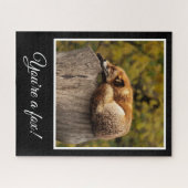 Moeilijke vos - Je bent een vos - Je woorden Legpuzzel (Horizontaal)