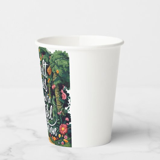 Moeilijke wegen en bestemmingen papieren bekers (Links)