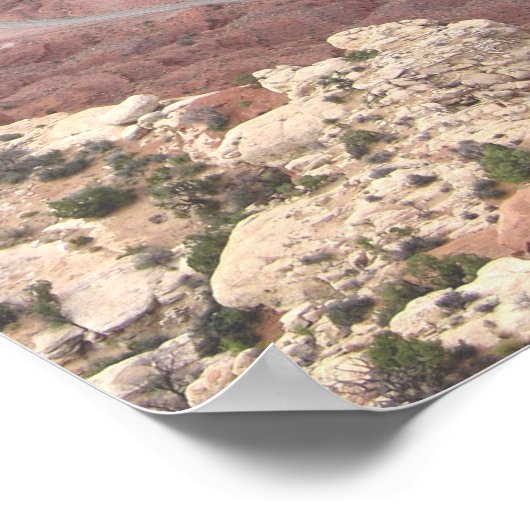 Moeilijke wegen Inspirerend Landschap Poster (Hoek)