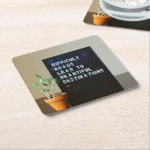 Moeilijke wegen leiden tot prachtige bestemmingen kartonnen onderzetters (Schuin)