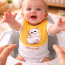 Moeilijke Witte Vos Buik Omhoog Baby Slabbertje