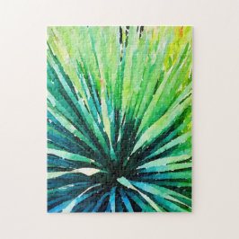 Moeilijke woestijn Groen Blauw Sotol Puzzle Legpuzzel