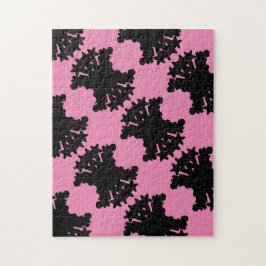 Moeilijke zwarte spur Mirror Puzzle Legpuzzel