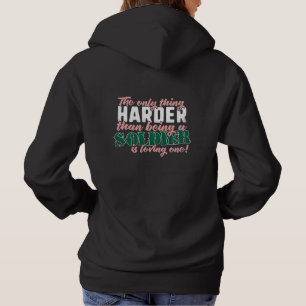 Moeilijker dan van een soldaat te houden - Militai Hoodie