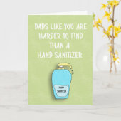 Moeilijker te vinden dan Hand Sanitizer Pa, Humoro Kaart (Gele Bloem)