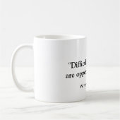 "Moeilijkheden beheerst..." Churchill Coffee Cup Koffiemok (Links)