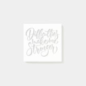 Moeilijkheden maken me sterker post-it® notes (Voorkant)