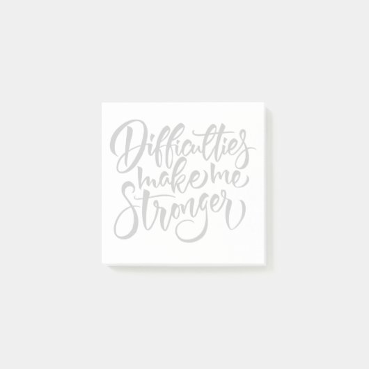 Moeilijkheden maken me sterker post-it® notes (Voorkant)