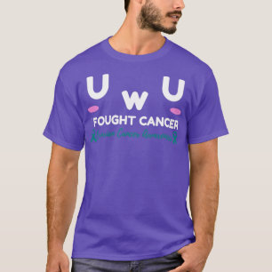 Moeilijkheden met eierstokken en kanker waar ik vo t-shirt