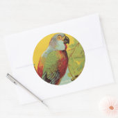 Moeilijkheden met Glas in lood Ronde Sticker (Envelop)