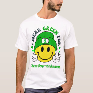 Moeilijkheden met kinderdepressie Lint-lintonderst T-shirt