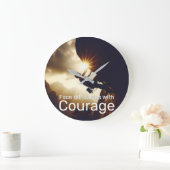 Moeilijkheden onder ogen zien met moed en succes z grote klok (Huis)