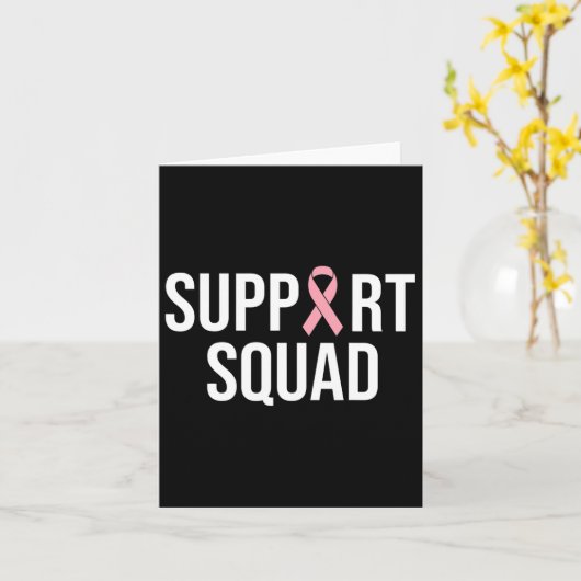 Moeilijkheden tegen borstkanker - Roze lintonderst Kaart (Gele Bloem)