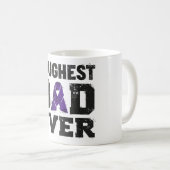 Moeilijkste vader ooit kanker bewustzijn koffiemok (Voorkant rechts)