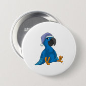 Moeite bij Slapen met Nightcap Ronde Button 7,6 Cm (Voorkant /achterkant)