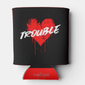 moeite | Druppelende hart Koelbox Blikjeskoeler (Achterkant)