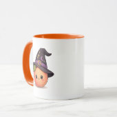 Moeite Heks Perzik Halloween Mok  (Voorkant links)