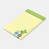 Moeite Met Cactus Liefhebbers Persoonlijk Lined No Post-it® Notes (Schuin)
