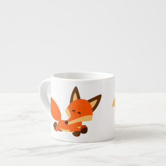 Moeite met Cartoon Vos Espressiebeker Espresso Kop