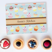 Moeite met Cupcakes Persoonlijke Keukenhanddoek