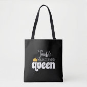MOEITE MET KONINGIN MAKEN TOTE BAG (Voorkant)