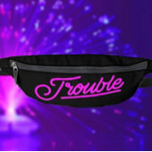 moeite | Neon Pink Script Fanny Pack Heuptasje