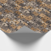 Moeite Stapels Honden Cadeaupapier (Hoek)