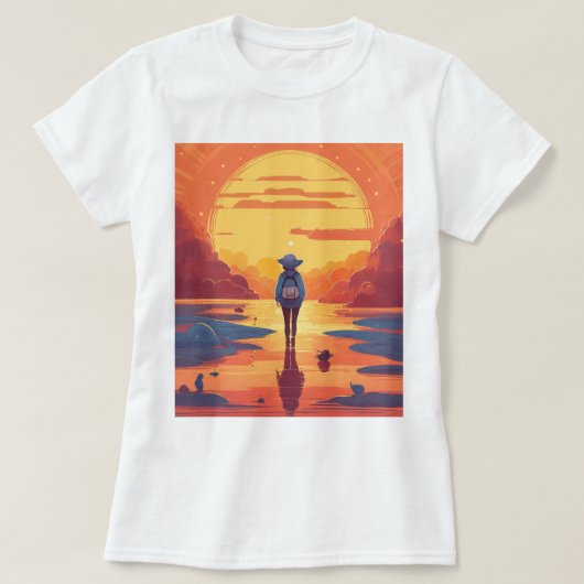 Moeiteloos cool: trendy grafisch T-shirt (Design voorkant)