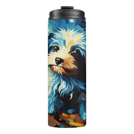 Moeiteloos Draag, hond Thermosbeker (Voorkant)