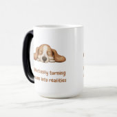 Moeiteloos dromen omzetten in werkelijkheid magische mok (Voorkant links)