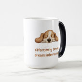 Moeiteloos dromen omzetten in werkelijkheid magische mok (Voorkant rechts)