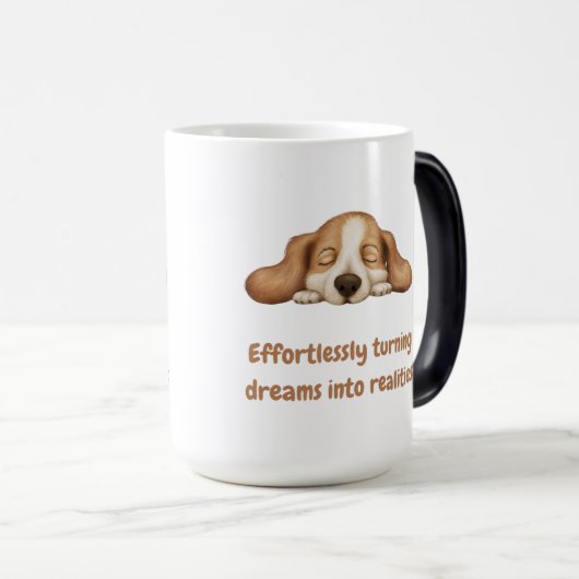 Moeiteloos dromen omzetten in werkelijkheid magische mok (Voorkant rechts)