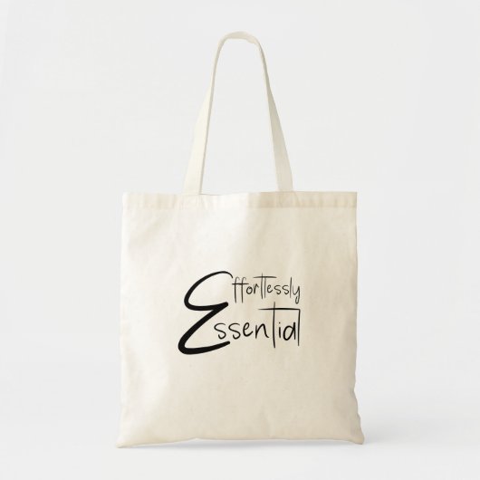 Moeiteloos Essential Stijlvol Modern Cool Gift Tote Bag (Voorkant)