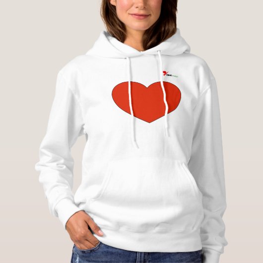 moeiteloos minimalisme hoodie (Voorkant)