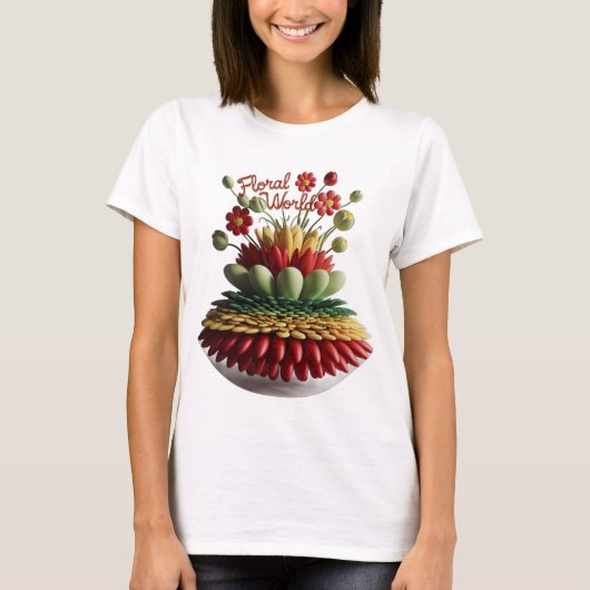 Moeiteloze Charm Vrouwen Basic T-shirt (Voorkant)