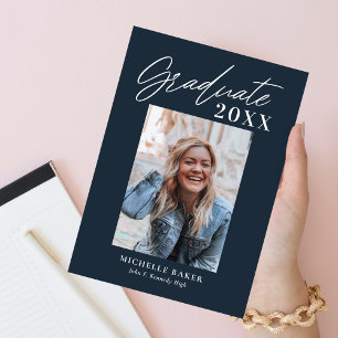 Moeiteloze charme bewerkbare kleurgradatie uitnodi kaart