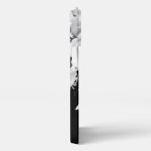 Moeiteloze Elegantie Zwart & Wit Bloemen iPhone Hoesje (Rechterkant)