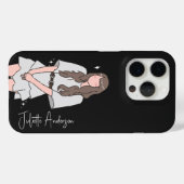 Moeiteloze schoonheid Meisje  Case-Mate iPhone Case (Achterkant (horizontaal))