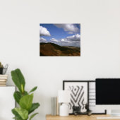 Moel y Gamelin Llangollen Wales Briefkaart Poster (Thuiskantoor)