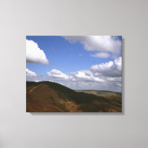 Moel y Gamelin Llangollen Wales Briefkaart Poster