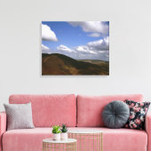 Moel y Gamelin Llangollen Wales Briefkaart Poster Canvas Afdruk (Insitu (Woonkamer))